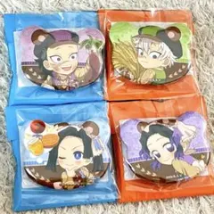 鬼滅の刃 実りの秋まつり くま缶バッジ 不死川実弥 玄弥 胡蝶しのぶ 神崎あおい