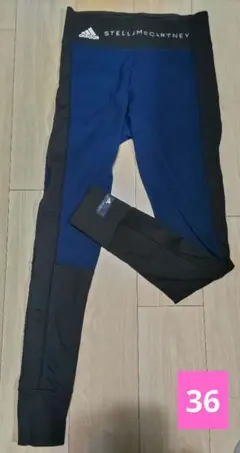 着用1回　ステラマッカートニー　アディダス　ストレッチレギンスタイツ　36 M