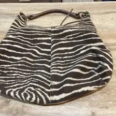 ゼブラ柄ショルダーバッグ