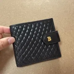 BALLY 二つ折り財布 キルティング ブラックのサムネイル