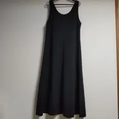 やせたねって言われるジャージーワンピース M ブラック