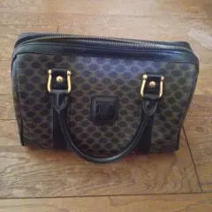 セリーヌ　マカダム黒ミニボストンバック