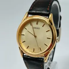 セイコー　新品電池/稼働　SEIKO 腕時計　純正ベルト　メンズ ビンテージ