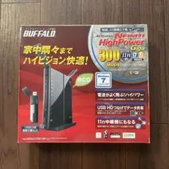 BUFFALO AirStation WZR-HP-G301NH/U 無線LANのサムネイル