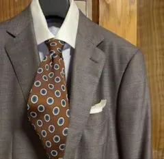 グレージュスーツ　グリーンレーベルリラクシング