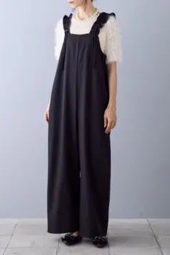 Frene ショルダーフリルオールインワン フラーネ　サロペット　フリル