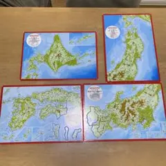 日本地図パズル　知育パズル　本格的　学習パズル