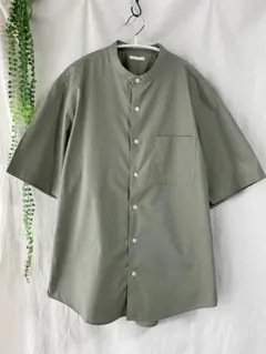 バンドカラーシャツ シャツ