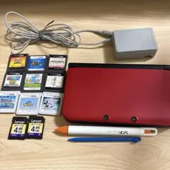 Nintendo 3DS LL +ゲームソフト9本+4GB SDカード2枚