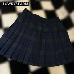 ローリーズ ファーム ブラックウォッチ チェック プリーツ スカート