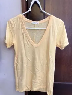 rag & bone Vネック Tシャツ イエロー XXSのサムネイル