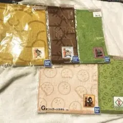 ポ*ン様 ドラゴンボール ジャガードタオル 　5点セット