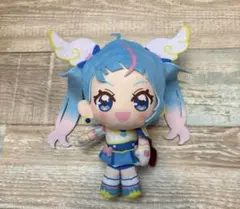 わんだふるぷりきゅあ!　コロっとまんまる　プリフェイスぬいぐるみ　キュアスカイ