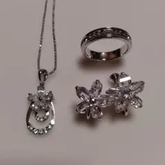 【新品未使用】イミテーションアクセサリー 3点セット