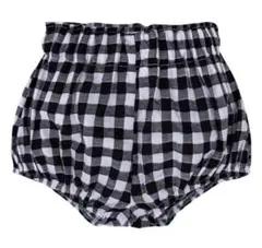 チェック柄のかぼちゃパンツセット