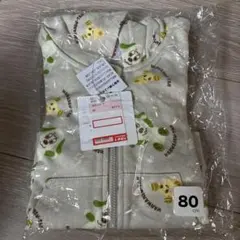 新品 ワンワンとうーたん ジップアップパーカー 80cm