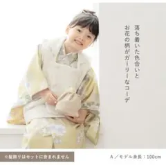 七五三・３歳女の子の被布着物セット
