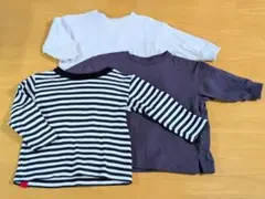 【3枚セット】【バラ売り不可】80サイズ ロンT　OJICO devirock