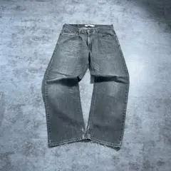W30 L30】 usa levi's 先染ブラック リーバイス 569 - メルカリ