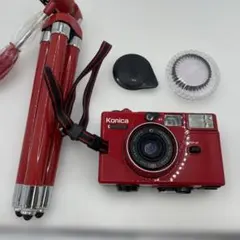 Konica C35 EF3 フィルムカメラ　コニカ ミノルタ 三脚付きのサムネイル