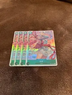 ワンピースカード　緑 SR ウタ 4枚セット
