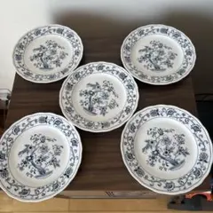 美品】ニッコー ダブルフェニックス ミングトゥリー プレート 6枚 昭和