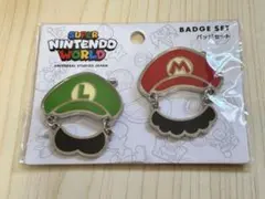 即購入⭕️USJ限定　スーパーマリオブラザーズ　バッジセット ルイージ　マリオ