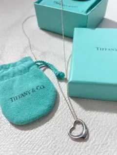 ティファニー オープンハート 160mm XS ネックレス シルバー