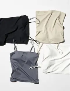 UNIQLO エアリズムコットンブラチューブトップ ブラック Mサイズ