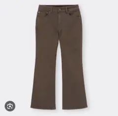 ミドルライズフレアジーンズ(丈標準) デニム ブラウンMサイズ