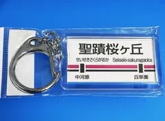 わく鉄スタンプラリー 西園寺 オリジナル駅名標キーホルダー 2個