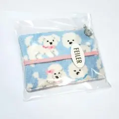 【未開封】ラブラリーバイフェイラー ティッシュポーチ モフモフワンチャン ブルー