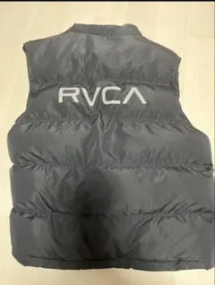 RVCA ブラック ダウンベスト