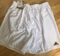 新品　adidas ハーフパンツ R0070 XO ホワイト/ブラック　訳あり