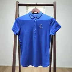 キャロウェイ　半袖　ポロシャツ　ゴルフウェア　レディース　ゴルフ　セレクト　青