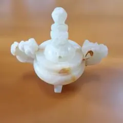 龍彫刻/香炉/白玉風♡骨董品」 - メルカリ