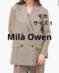 【Mila Owen】3ピースオーバーサイズダブルブレストジャケット