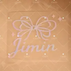 BTS JIMIN Jimin アミボム ペンライト ステッカー リボン