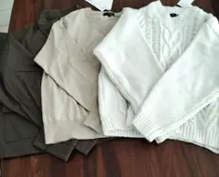 長袖セーター、ジャケット