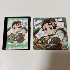 鬼滅の刃　バレンタイン&ホワイトデー　チョコ風カード　コースター　炭治郎