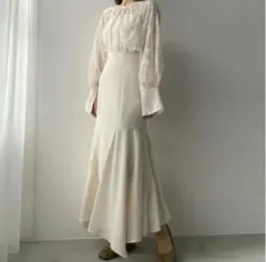 Louere イレヘムハイウエストマーメイドロングスカート