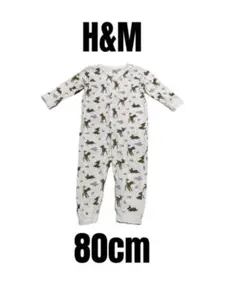 【H&M エイチアンドエム】Disney バンビ　カバーオール　ロンパース　80