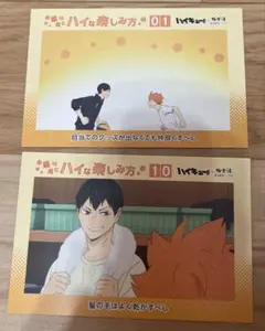 ハイキュー!!　極楽湯　RAKUSPA 影山飛雄 日向翔陽