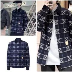 希少 ヴィトン 本物 ファレル 新作 フランネル シャツ ダミエ レザーパッチ 2026年最新】LOUIS VUITTON メンズ ネルシャツの人気アイテム - メルカリ