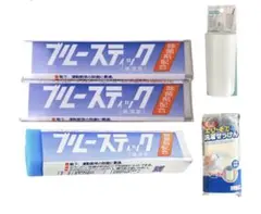 ブルースティック 洗濯用固形石鹸 未使用3本＋専用ケース・ホルダーセットのサムネイル