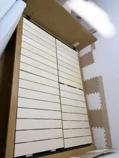 お値下げ】無印良品 ベッドフレーム（旧型ヘッドボード付）シングル