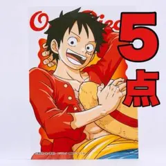 ワンピース 生ブロマイド ジャンプフェスタ2024 ルフィ　５枚セット