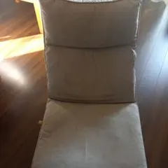 グレー ファブリック座椅子