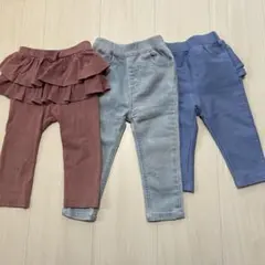 プティマイン ユニクロ　パンツ　保育園着　80cm