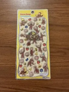 おさるのジョージ　プチドロップステッカー